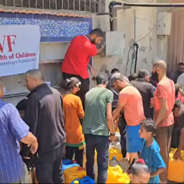 Безопасная питьевая вода для перемещенных семей в секторе Газа